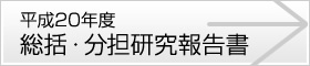 平成20年度　総括・分担研究報告書